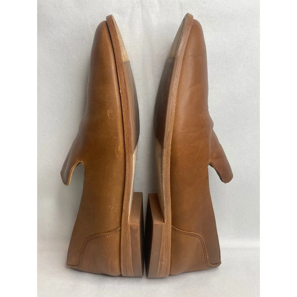 Tecovas The Monterrey Slip-On Leather Loafers Mens Size US 11.5 D Butterscotch